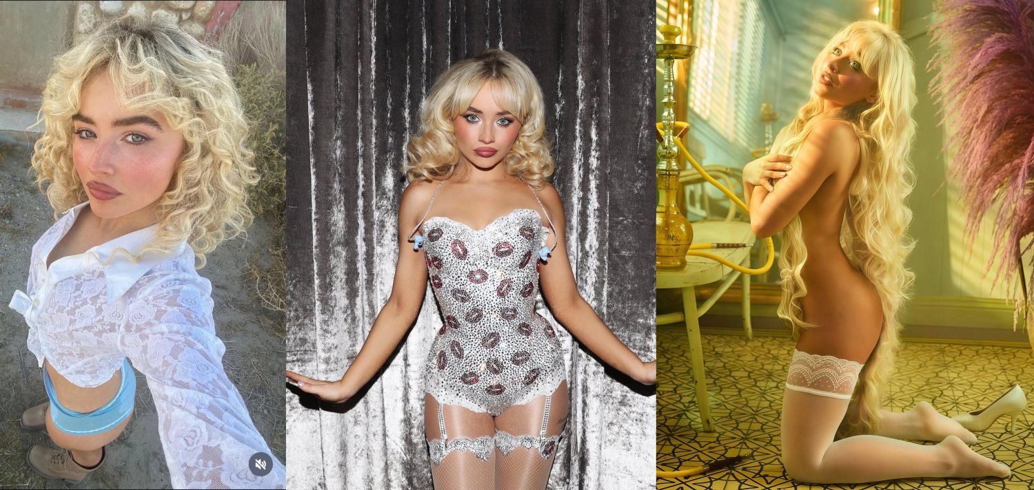 Sabrina Carpenter Cum Tribute - Split Screen #6KptY512